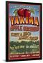 Yakima, Washington - Apple Orchard-Lantern Press-Framed Art Print