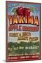 Yakima, Washington - Apple Orchard-Lantern Press-Mounted Art Print
