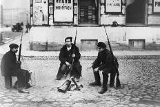 A Group of Red Guard Men. Petrograd, 1917-Yakov Vladimirovich Steinberg-Stretched Canvas