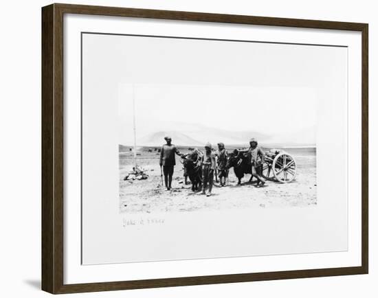 Yaks and Ekkas, 1903-04-John Claude White-Framed Giclee Print