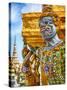 Yaksha at Wat Phra Kaeo the Grand Palace-Terry Eggers-Stretched Canvas