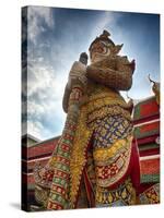 Yaksha at Wat Phra Kaeo the Grand Palace-Terry Eggers-Stretched Canvas