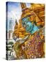 Yaksha at Wat Phra Kaeo the Grand Palace-Terry Eggers-Stretched Canvas