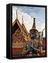 Yaksha at Wat Phra Kaeo the Grand Palace-Terry Eggers-Framed Stretched Canvas