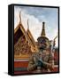 Yaksha at Wat Phra Kaeo the Grand Palace-Terry Eggers-Framed Stretched Canvas