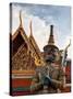 Yaksha at Wat Phra Kaeo the Grand Palace-Terry Eggers-Stretched Canvas