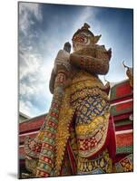 Yaksha at Wat Phra Kaeo the Grand Palace-Terry Eggers-Mounted Photographic Print