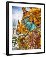 Yaksha at Wat Phra Kaeo the Grand Palace-Terry Eggers-Framed Photographic Print