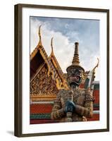 Yaksha at Wat Phra Kaeo the Grand Palace-Terry Eggers-Framed Photographic Print