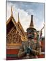 Yaksha at Wat Phra Kaeo the Grand Palace-Terry Eggers-Mounted Photographic Print