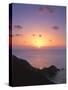 Yakushima Sunset, Kagoshima, Japan-Rob Tilley-Stretched Canvas