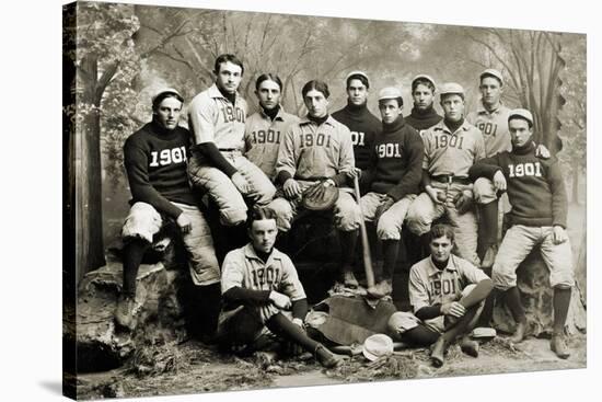 Yale Baseball Team, 1901-null-Stretched Canvas