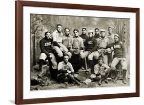 Yale Baseball Team, 1901-null-Framed Giclee Print