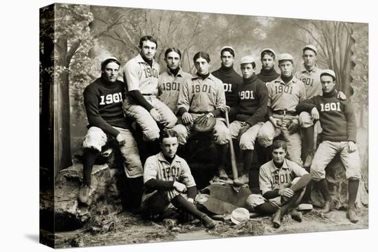Yale Baseball Team, 1901-null-Stretched Canvas