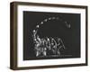 Yale Basketball Star Tony Lavelli Demonstrating His One-Handed Hook Shot-Gjon Mili-Framed Premium Photographic Print