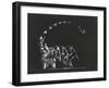 Yale Basketball Star Tony Lavelli Demonstrating His One-Handed Hook Shot-Gjon Mili-Framed Premium Photographic Print