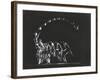 Yale Basketball Star Tony Lavelli Demonstrating His One-Handed Hook Shot-Gjon Mili-Framed Premium Photographic Print