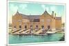 Yale Boat House, New Haven, Connecticut-null-Mounted Art Print