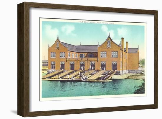 Yale Boat House, New Haven, Connecticut-null-Framed Art Print