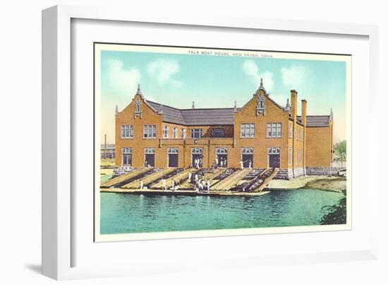 Yale Boat House, New Haven, Connecticut-null-Framed Art Print