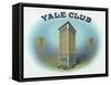 Yale Club Brand Cigar Box Label-Lantern Press-Framed Stretched Canvas