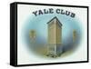 Yale Club Brand Cigar Box Label-Lantern Press-Framed Stretched Canvas