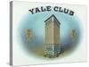 Yale Club Brand Cigar Box Label-Lantern Press-Stretched Canvas