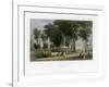 Yale College, New Haven, Connecticut, USA, 1838-J Sands-Framed Giclee Print