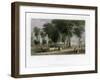 Yale College, New Haven, Connecticut, USA, 1838-J Sands-Framed Giclee Print