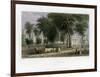 Yale College, New Haven, Connecticut, USA, 1838-J Sands-Framed Premium Giclee Print