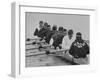 Yale Crew Rowing During Training-null-Framed Photographic Print