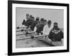 Yale Crew Rowing During Training-null-Framed Photographic Print