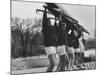 Yale Crew Rowing During Training-null-Mounted Photographic Print