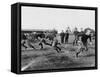 Yale Footbal Practice Photograph - New Haven, CT-Lantern Press-Framed Stretched Canvas