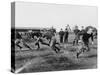 Yale Footbal Practice Photograph - New Haven, CT-Lantern Press-Stretched Canvas