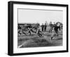 Yale Footbal Practice Photograph - New Haven, CT-Lantern Press-Framed Art Print