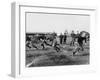 Yale Footbal Practice Photograph - New Haven, CT-Lantern Press-Framed Art Print