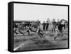 Yale Footbal Practice Photograph - New Haven, CT-Lantern Press-Framed Stretched Canvas
