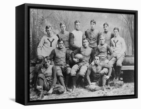 Yale Football Team-null-Framed Stretched Canvas