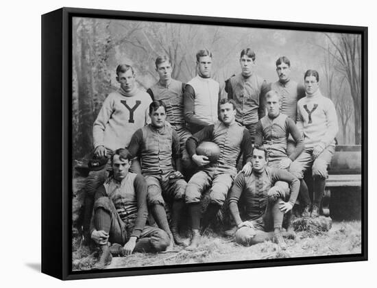 Yale Football Team-null-Framed Stretched Canvas