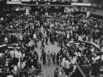 Room Full of Men Smoking During Pipe Smoking Contest-Yale Joel-Photographic Print