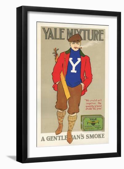 Yale Mixture: a Gentleman's Smoke Poster-null-Framed Giclee Print
