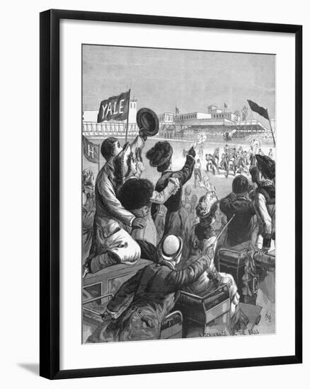 Yale Vs Princeton at the New York Polo Grounds in 1881-null-Framed Giclee Print