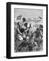 Yale Vs Princeton at the New York Polo Grounds in 1881-null-Framed Giclee Print