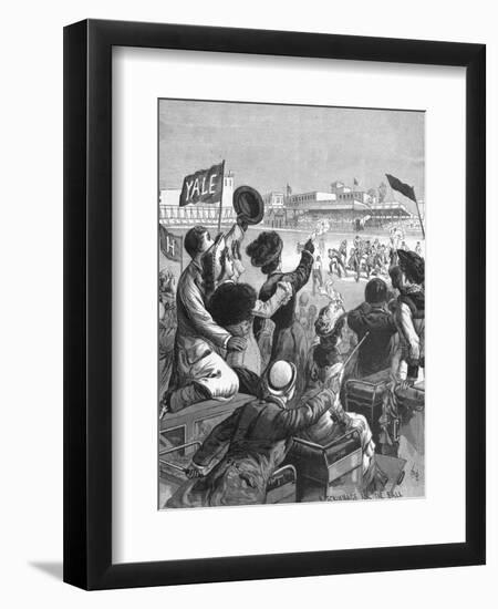 Yale Vs Princeton at the New York Polo Grounds in 1881-null-Framed Premium Giclee Print