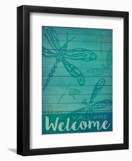 Yall Are Welcome 1-Melody Hogan-Framed Art Print