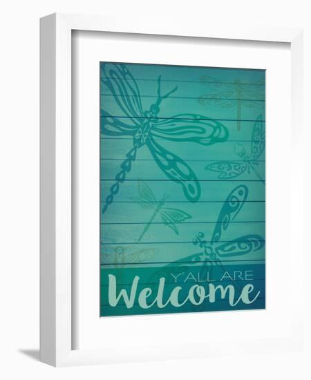 Yall Are Welcome 1-Melody Hogan-Framed Art Print