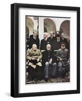 Yalta Conference of Allied Leaders, World War II, 4-11 February 1945-null-Framed Giclee Print