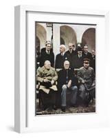 Yalta Conference of Allied Leaders, World War II, 4-11 February 1945-null-Framed Giclee Print