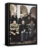 Yalta Conference of Allied Leaders, World War II, 4-11 February 1945-null-Framed Stretched Canvas